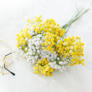 Bouquet de fleurs artificielles Gypsophile 30cm-100cm Blanc Décoration de mariage Ornement - Product Image 4