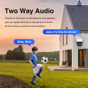 كاميرا خارجية واي فاي CS622 للرؤية الليلية بزاوية واسعة مع تطبيق إنذار حقيقي للتحكم عن بعد عبر الهاتف، مزودة بإضاءة LED تحت الحمراء وخاصية التحريك والإمالة، بدقة 3 ميجابكسل ونظام PTZ - Product Image 4