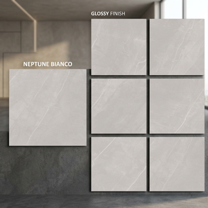 Gray Onyx Marble Look Polished Porcelain <b>Floor</b> Tiles Premium Indoor Flooring 32x32 Inch Design - Product Image 6