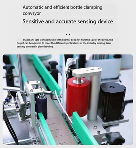 Máquina etiquetadora de cosméticos con pegatinas de viales pequeños de mesa, máquina etiquetadora de botellas Redondas de Plástico, máquina etiquetadora de botellas planas - Product Image 3