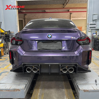 Difusor Trasero de Fibra de Carbono Seca XTREME Estilo U17 de Una Pieza para BMW M2 G87 con Salida Cuádruple