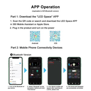 Mochila con Pantalla LED Personalizada de Fábrica, Mochila Luminosa Promocional para Publicidad Móvil, Mochila Escolar con Pantalla Electrónica LED - Product Image 6