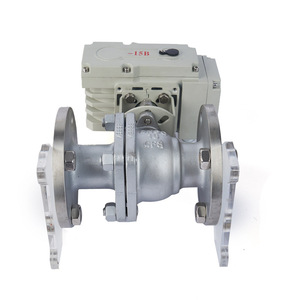 Válvula de Bola con Brida de Acero Inoxidable Eléctrica Q941F-16P304, Válvula de Corte/Regulación a Prueba de Explosiones para Altas Temperaturas - Product Image 2