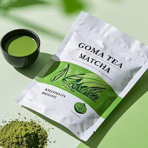 Poudre de matcha en boîte en étain, emballage en sachet, thé minceur, poudre de matcha instantanée avec emballage en sachet - Product Image 6