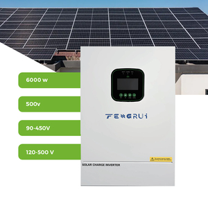 แผงโซลาร์เซลล์ออนกริดแบบเฟสเดียว5600W 6200W ระบบอัจฉริยะพร้อมพัดลมระบายความร้อนระบบสื่อสาร WiFi idu 6kW อัจฉริยะ5600W 6200W เฟสเดียว O - Product Image 5