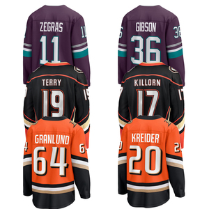 Maillots de hockey sur glace de l'équipe d'Anaheim 2026 – Tenues personnalisées brodées avec logos - Product Image 1