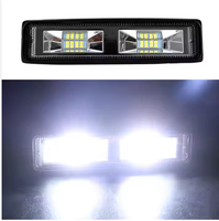 16LED 48W LED Barra de luz de trabajo IP68 impermeable montaje de faros de coche 12-24V lámparas de haz de punto para camión ATV SUV DRL todoterreno