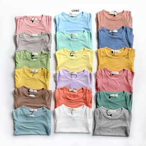 Pigiami in Viscosa <span class=keywords><strong>di</strong></span> Cotone Biologico per Bambini e Neonati, Set Estivo <span class=keywords><strong>di</strong></span> <span class=keywords><strong>2</strong></span> Pezzi, Abbigliamento <span class=keywords><strong>di</strong></span> Qualità per Ragazzi e Ragazze, Pigiami a Costine per Neonati - Product Image 2
