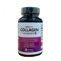 Capsules de collagène multi-sources Bioby OEM Private Label 60 unités avec acide hyaluronique et vitamine C pour la peau, les cheveux et les ongles