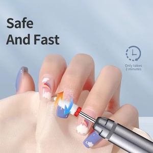 Perceuse à ongles électrique de luxe légère, réglage à 3 vitesses, 12 têtes de ponçage, chargement USB, faible bruit, machine portable pour manucure et pédicure - Product Image 1