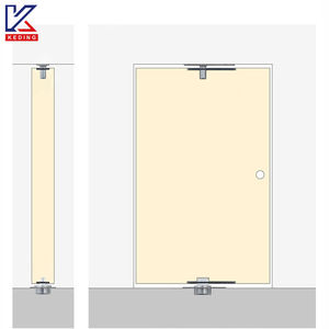 モダンな360度ステンレススチール見えないドアピボヒンジHeaven & Earth Axis木製ドア用 - Product Image 6