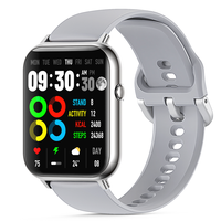 Reloj Inteligente CR075 de 2.1 Pulgadas con Llamadas Bluetooth, Batería de 400 mAh, Monitor de Ritmo Cardíaco, Rastreador de Actividad Física, Deportivo, a la Moda, Resistente al Agua