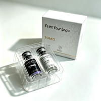 Étiquettes personnalisées pour petits flacons de peptides 3ml 5ml 10ml 20ml, autocollantes, imperméables, résistantes aux UV, en vinyle, avec logo de marque laser
