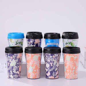 Vaso Publicitario Portátil de Plástico de Doble Pared con Revestimiento Anticorrosión, Impermeable y Reutilizable - Creativo para Uso en Exteriores, Directo de Fábrica - Product Image 1