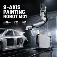 Robot de peinture automobile 6 axes avec vision 3D pour la retouche automobile