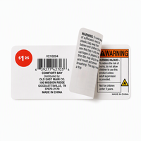 OEM Custom Tweelaagse Stickerlabels Dubbellaagse Druk Groothandel Zelfklevende Labels voor Cosmetica Voedsel Flessen Potten
