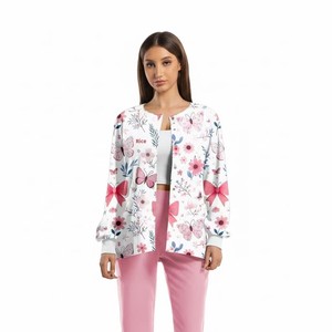 Nouvelle Arrivée Blouse <span class=keywords><strong>de</strong></span> <span class=keywords><strong>Travail</strong></span> <span class=keywords><strong>Médicale</strong></span> Imprimée à Manches Longues Unisexe Extensible Séchage Rapide Chaude pour le <span class=keywords><strong>Travail</strong></span> et les Activités Extérieures - Product Image 1