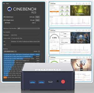 新しいホットセールAK10 Pro Win11第12次Intel N150 8GB DDR4 256GB SSDミニポータブルPC、外出先でのコンピューティング - Product Image 6