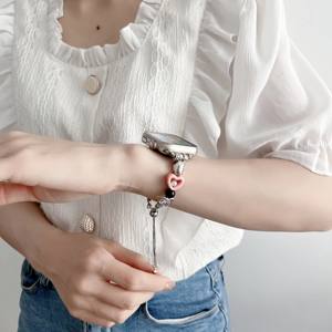 Bijoux amour Montre <span class=keywords><strong>Bracelet</strong></span> Fille Dame Femmes pour <span class=keywords><strong>apple</strong></span> Montre ultra 49mm 38mm 41mm Amoureux Cadeaux <span class=keywords><strong>Bracelet</strong></span> Montre Bracelets Acier - Product Image 5