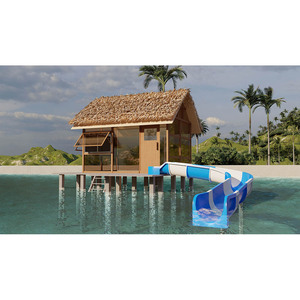 Construction métallique d'équipement de terrain de jeu de <span class=keywords><strong>toboggan</strong></span> d'eau pour enfants de tigre> Capacité de 500kg> Conception - Product Image 4