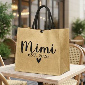 Bolso de Mano de Lino Colorido, Simple y Elegante, Adecuado para Cumpleaños, Navidad y Uso Diario - Product Image 6