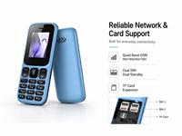 OEM 1.77-2G Dual SIM Dual Straight Bar Button Classic Backup Feature Phone 3 in 1 Murah Radio Fm Tipe-Rendah Type-C Tanpa Kamera BT FM