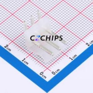 HX CH3.96-3P WZ Wire-to-Board Pin Header Bent Lead Through Hole,P=3.96mm Connector 1x3P 3.96mm Right Angle Insert CH - Product Image 1