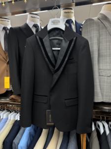 पुरुषों के 3 टुकड़े शादी सूट ट्यूक्सेडो सेट पॉलिएस्टर कपास के कपड़े लुभावनी विरोधी झुर्रियों और आकार विरोधी स्टेटिक विरोधी सिकुड़ - Product Image 4