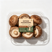 Étiquettes d'emballage pour champignons Haoxuan, autocollantes, imprimées, imperméables, pour la marquage des produits frais