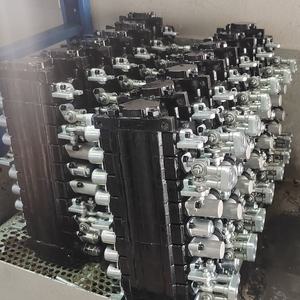 Valvola di Controllo Idraulica Sezionale Hy-waloil Forest Crane 250 Bar 60 LPM Leggera Piccola 8 Bobine 2 Joystick - Product Image 6