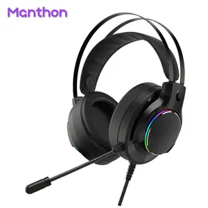 Korea A6 B11 Audifonos Gamer RGB Radio Gaming Headset Headphones With Microphone Noise Cancelling