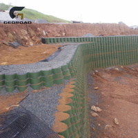 Géocell HDPE pour le contrôle de l'érosion, la lutte contre la boue, la construction routière, le renforcement des murs de soutènement et la protection des pentes