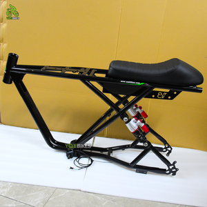 Nuevo Diseño <span class=keywords><strong>de</strong></span> Cuadro <span class=keywords><strong>de</strong></span> Bicicleta Eléctrica con <span class=keywords><strong>Doble</strong></span> Suspensión Trasera, Kit <span class=keywords><strong>de</strong></span> Conversión <span class=keywords><strong>de</strong></span> Bicicleta Eléctrica, Cuadro 73 RX, Cuadro para Bicicleta Eléctrica Urbana con Llantas Gruesas - Product Image 1