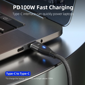 Biểu Tượng Tùy Chỉnh Đa Chức Năng 6 Trong 1 Truyền Dữ Liệu USB-C Pd100W Nhanh Chóng Sạc Nylon Bện Cáp Từ Loại C - Product Image 2