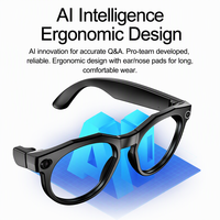 Lunettes Intelligentes IA avec Double Caméra, Assistant IA, Traduction en Temps Réel, Appels Téléphoniques, Lecture Musicale, Suivi d'Activité – Lunettes de Soleil IA