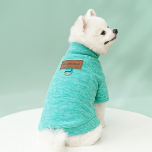 2026 nueva llegada ropa personalizada para perros XS tamaño suave Jean abrigo para mascotas para perros pequeños medianos patrón sólido Chaleco de mezclilla para perros para verano - Product Image 6