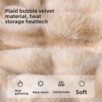 Vente en gros de canapé-lit pour chat en velours bulle beige pour la maison, tailles M, L, XL, rembourrage en coton PP, antidérapant, lavable, tapis de couchage chaud pour animaux de compagnie