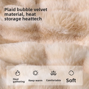 Cama para Gatos em Veludo Bege com Bolhas, Tamanhos M, L, XL, Enchimento de Algodão PP, Antiderrapante, Lavável, Quente, Tapete para Dormir de Animais de Estimação, Venda por Atacado - Product Image 2