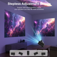 Projecteur LCD portable Android 14 8K Ultra-HD avec fonction de mise en miroir sans fil, projecteur LCD pour la maison HD