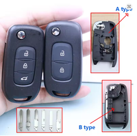 Coque de clé télécommande pour Renault Express, Uit, Megane 3, Logan 2, Kadjar, Captur, Symbol, Dacia Duster