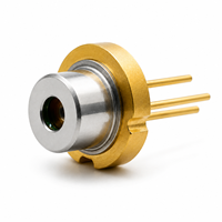 Composant de diode laser optique rouge et verte ZhonNa D5 5mm 660nm 515nm pour équipements laser de machines commerciales, pièces et accessoires