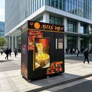 Distributeur automatique de pizzas |   <span class=keywords><strong>Pizza</strong></span> chaude 3 M |   <span class=keywords><strong>Kiosque</strong></span> de vente intelligent avec écran tactile, paiement NFC/QR, SDK activé, 4G/Wi-Fi - Product Image 4
