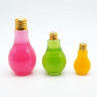Bouteille d'eau créative en forme d'ampoule 250ml 500ml, mignonne et tendance, pour lait et jus, anti-fuite, portable avec bouchon – Grande Vente