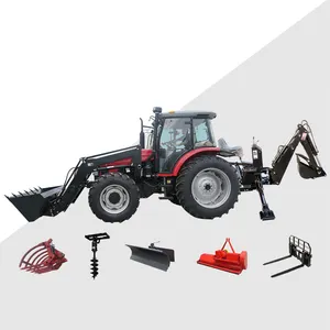 Tracteur de jardin rétrocaveuse multi fonctionnel à vendre