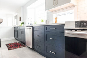 Gabinetes de Cocina Modernos CANA con Textura Oscura Transicional, Base Modular y Almacenamiento Colgante de Pared, Directo de Fábrica - Product Image 5