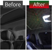 PUERXIN — Mini projecteur LED multicolore à Double port USB, pour décoration de voiture, veilleuse de toit de voiture