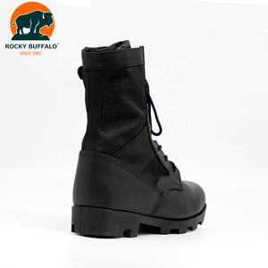 Botas Tácticas Rocky <span class=keywords><strong>Buffalo</strong></span> de Cuero Negro, Resistentes al Agua, Fáciles de Limpiar, con Protección de Tobillo - Product Image 5