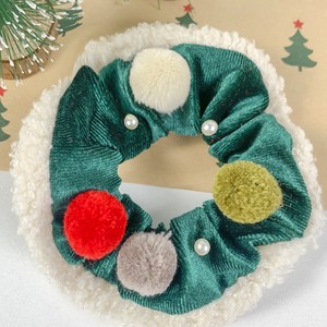 Christmas Plush Cute Lightweight Strong Hold Hair <b>Ties</b> Cartoon Reindeer Print Scrunchies Women Kids Holiday Hair Accessories - Product Image 2