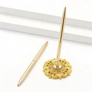 Luxury Metal Desk <b>Pen</b> Promotional Ballpen Wholesale Ballpoint <b>Pen</b> Slim Signature <b>Pens</b> with Custom logo Suitable for Bank Counter - Product Image 4