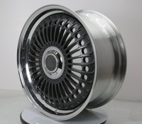 Neue Geruida Mattschwarz Polierte Mesh-Design Geschmiedete 6061 T6 Aluminiumlegierung Räder 12000T Gepresst TÜV JWL S4-00037 18-24 Maßanfertigung